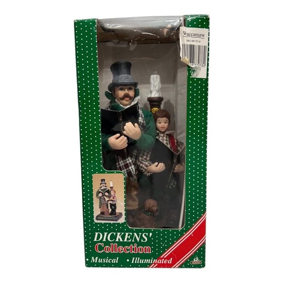 Holiday Creations Dickens Collection Musical Caroler Figure Illuminated Musical - Picture 1 of 16